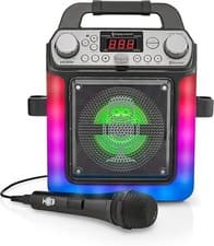 Image of Singing Machine SML652BKEU HDMI Groove Mini Karaoke System - Black