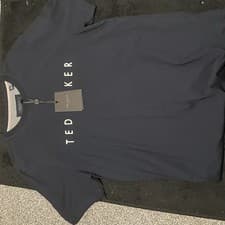 Image of Ted Baker Black T-Shirt Men’s Size: M Logo Print BNWT