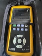 Image of Chauvin Arnoux C.A 8230 Power and Current analyiser. Brand new.