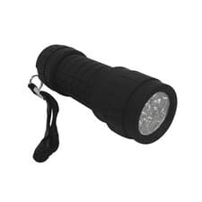 Image of 9 Led Rubber Coated Torch Mini Ultra Bright Soft Grip & Weather Resistance