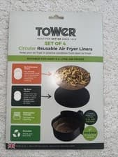 Image of Tower Non-Stick Liners for 2-4L Air Fryer (4pk)