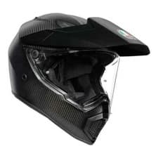 Image of Motorcycle AGV AX9 Solid Full Face Motorbike Touring Matt Carbon Helmet S