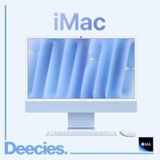 Image of Apple iMac M4 24-inch 10-core CPU 10-core GPU 24GB Ram 512GB SSD Blue NEW Mac