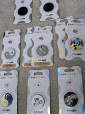 Image of PopSockets PopGrip Pop Socket Grip & Stand Pull Twice Swappable Top Phone Gadget