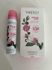Image of Yardley English Rose Luxury Soap, 3 X 100g & Body Spray Set