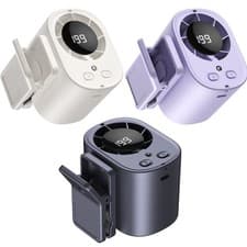 Image of USB Rechargeable Clip on Portable Desk Fans 360 Rotation for Car Camping