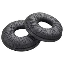 Image of Genuine Plantronics Leatherette Ear Cushions/Pads (Pair) for H251 H261 67712-01