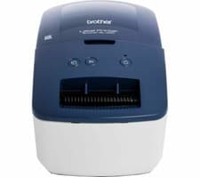 Image of Brother QL-600 Thermal Address Label Printer with 10 Compatible DK-22205 Rolls