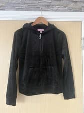 Image of JUICY COUTURE Diamante JC Logo Hoodie