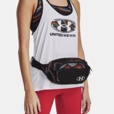 Image of Under Armour Unisex Mens Womens Flex Waist Bag Black 1364190-004 NWT
