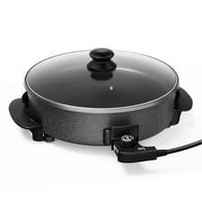 Image of SUPERLEX 30cm/40cm Multi-Function Electric Cooker Pan With Lid Non Stick Coating
