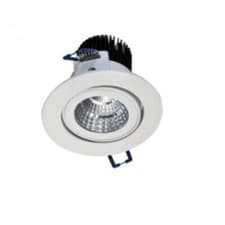 Image of Pack of 3 - 5W Downlights with LED Driver | Colours - White or Brushed Chrome