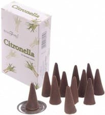 Image of CITRONELLA Stamford Hex Incense Cones Perfume Insect Repel - PACK OF 15 CONES