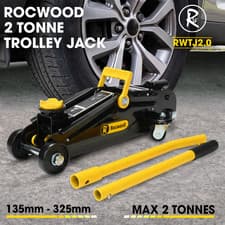 Image of Trolley Jack 2 Ton Tonne Hydraulic Floor Lifting Car Van Garage Tool