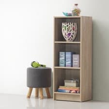 Image of Medium Bookcase – 3 Adjustable Shelves for Home and Office