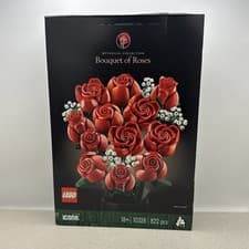 Image of LEGO Icons Bouquet of Roses 10328 Botanical Flowers Set 822 Pieces
