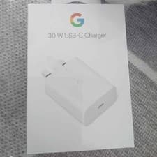 Image of 30W Google PD Fast Charger USB-C Fits Google Pixel 8 7 6 5  UK Plug