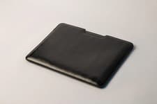 Image of Geniune London Leather Black Leather Sleeve for 13-inch MacBook Air and Ipad pro