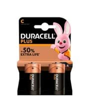 Image of best Duracell Plus C Alkaline Batteries 1.5V LR14 pack of 2