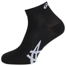 Image of Asics Motion Dry Mens Black/White Quarter Tech Socks