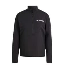 Image of Adidas Terrex Womens Multi Climacool 1/2 Zip Long Sleeve Long-Sleeve Top Black