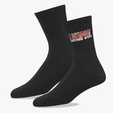 Image of Liverpool Stadium Crew Socks Printed Unofficial Logo