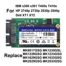 Image of New 1.8" 256GB SATA SSD Replace Toshiba MK8017GSG MK1229GSG MK1629GSG MK2529GSG