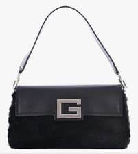 Image of GUESS Women's Brightside Shoulder Bag Flap, 26x15x4 cm RRP£94