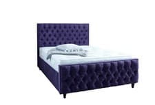 Image of Amelia Chesterfield Upholstered Velvet Buttoned Bed -All Sizes, Colours, Fabrics