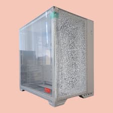 Image of @NEW/DAMAGED@ Lian Li O11Vision Compact White ATX Mid Tower Computer Case MLI36
