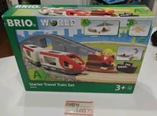 Image of Brio World Starter Travel Wooden Train Set #36079. Age 3+. New & Sealed.