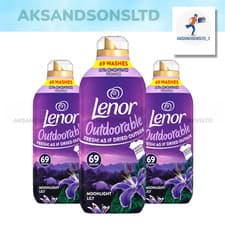 Image of Lenor Outdoorable Fabric Conditioner 69 Washes Moonlight Lily 966ml
