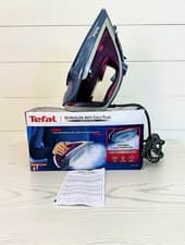 Image of Tefal Ultraglide Anti-Scale Plus FV5872 2800W Steam Iron - Puple/Grey