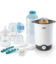 Image of NUK Nature SenseStarter Set baby bottles and bottle warmer Full Set
