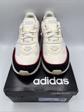 Image of Adidas Mens 20-20 FX Running Shoes Sneaker 10.5 White Black Ortholite FU6703 NEW