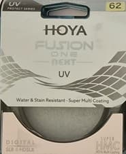 Image of Hoya 62mm Fusion One Next UV Hoya 62mm UV Filter Case New & Sealed