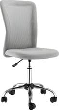 Image of Vinsetto Office Chair, Armless Desk Chair, Adjustable Computer Swivel Chair with