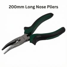 Image of Heavy Duty 200 mm Long Nose Pliers 45 Degree Bent Nosel Stalco