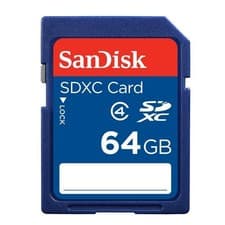 Image of SanDisk 64GB SDXC. Capacity: 64 GB Flash card type: SDXC Flash memory class: ...