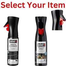 Image of Weber Non-Stick & Grill Grate Cleaner Cooking Spray for BBQ Grill 200ml-300ml