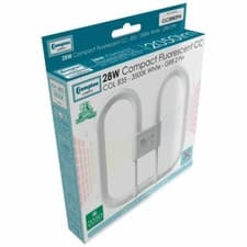 Image of CROMPTON 2D COMPACT FLUORESCENT CC 28W 28 watt White 3500K GR8 2 pin