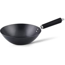 Image of Ken Hom Carbon Steel Wok 27cm Non Stick Stir Fry Pan
