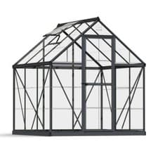 Image of Garden Greenhouse Palram Canopia Harmony 6ft Grey - Sizes 6x4, 6x6, 6x8 & 6x10