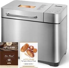 Image of Bread Maker Machines 19 in 1, Stainless Steel Breadmaker with Nut