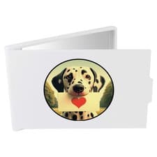 Image of 'Dalmation Love Note' Compact / Travel / Pocket Makeup Mirror (CM00048249)