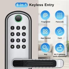 Image of Smart Lock | TTLock WIFI App | Digital Keyless Access AirBnB | NFC | Fingerprint