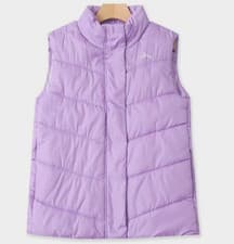 Image of Light Purple Ladies Womens Body warmer Gilet Quilted Padded Waistcoat XL UK 16