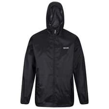 Image of Regatta Mens Pack It Waterproof Jacket III Black