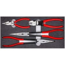 Image of Knipex 00 20 01 V16 Plier Set In Foam - 4 Piece