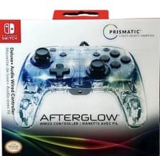 Image of PDP Nintendo Switch Afterglow Wired Controller - Clear/RGB Brand new